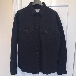 Woolrich Black Flannel Over Shirt ( L )